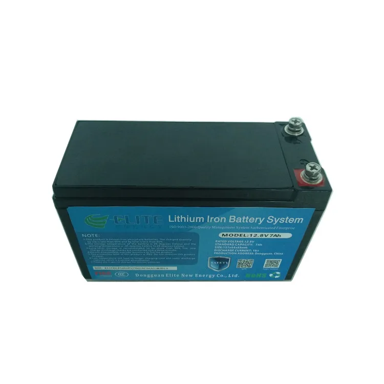Elite li ion battery pack 12v 7ah battery lipo akku 12v 7ah deep cycle battery