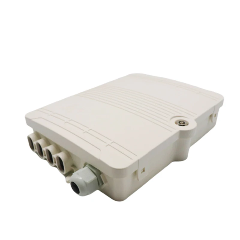Wall Mount 4 8 12 16 24 Core Fiber Optic Termination Box Splitter FTTH box