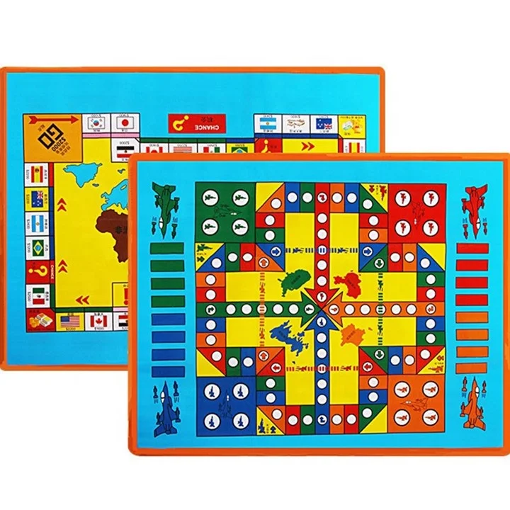 Educational Funny New Big Family Flying Chess Parent-Child Crawling Carpet