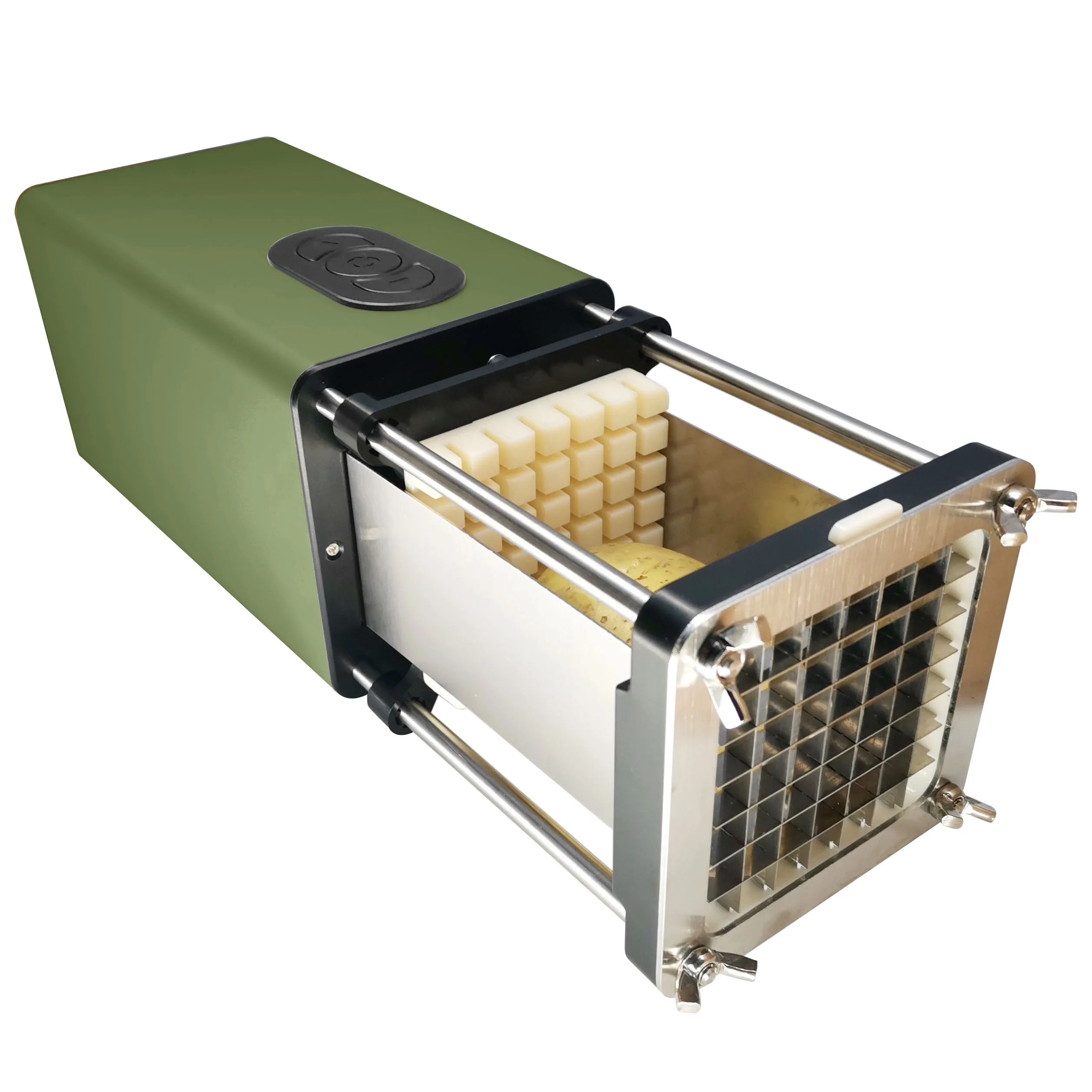 Household potato slicer French Fry Cutter Stainless Steel Auto Potato Cutter French Fry Cutter Slicer Potato Chips Maker