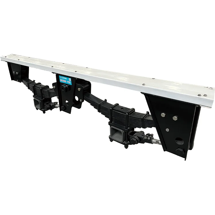 Wholesale high quality trailer whole set suspension with axle with leaf spring