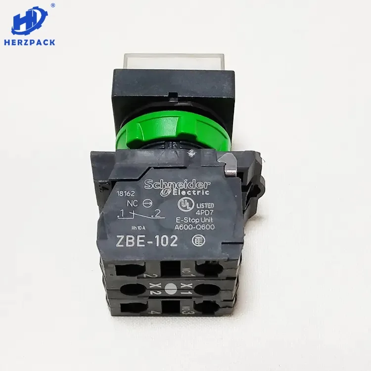 White Stop Switch Push Button For Heidelberg Printing Machine Parts