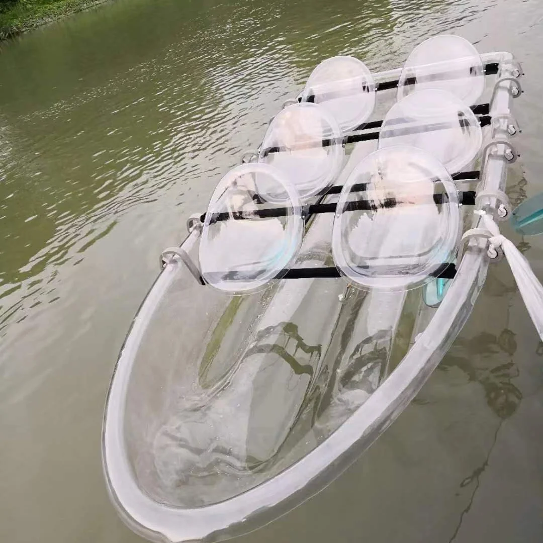 6 человек большой прозрачный каяк каноэ Каякинг лодка парусный водный парк туры