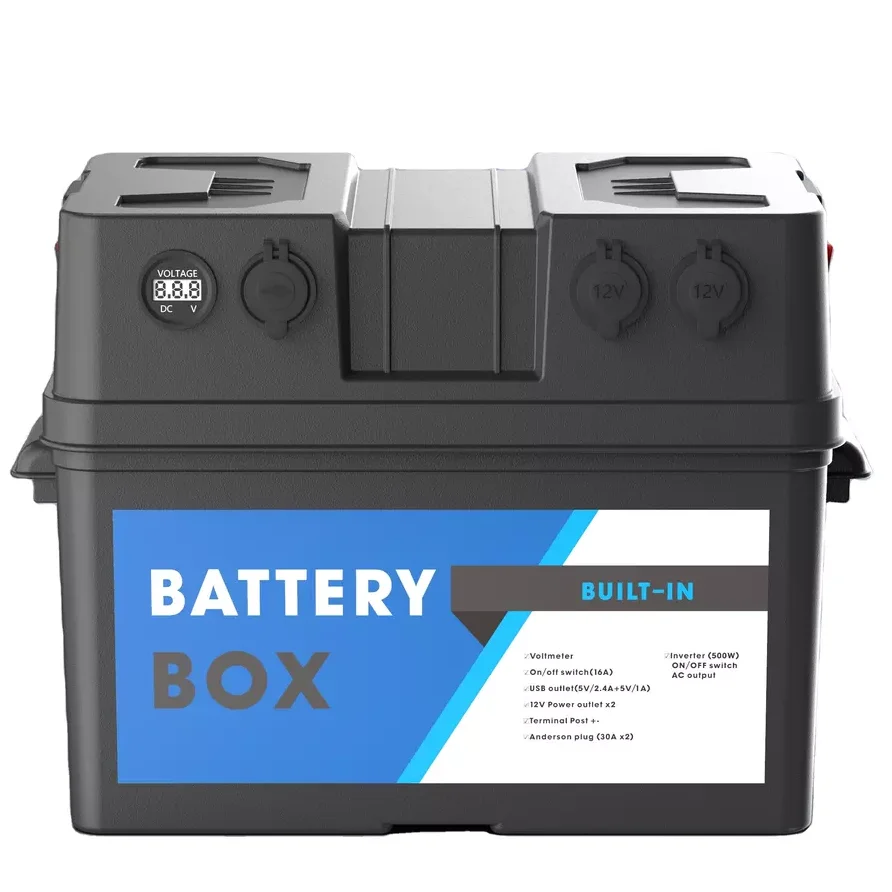 500W Power Inverter Portable Marine Power  Battery Box 230V 50HZ Battery Box