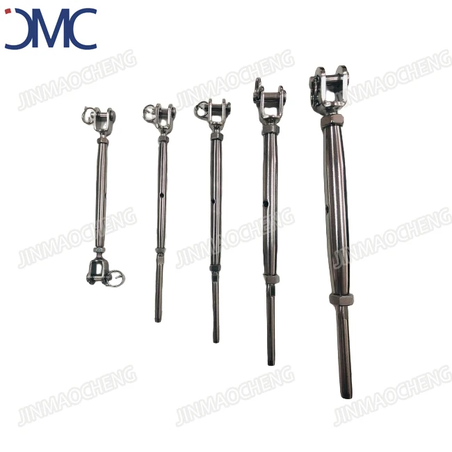 Construction Stainless Steel Closed Body Turnbuckles Fork&Terminal Rigging Screw Turnbuckles Cable Railing Hardware