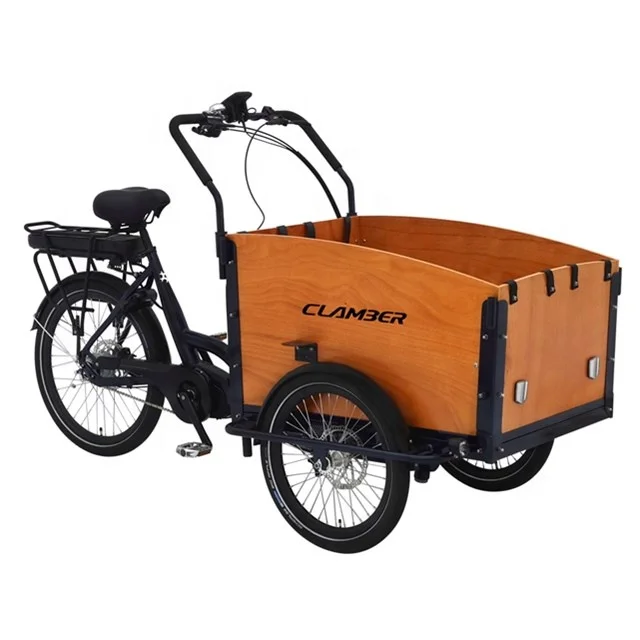 CLAMBER UB9046E Nexus 7 speed/8 speed gears electric cargo bike 3 wheel tricycle