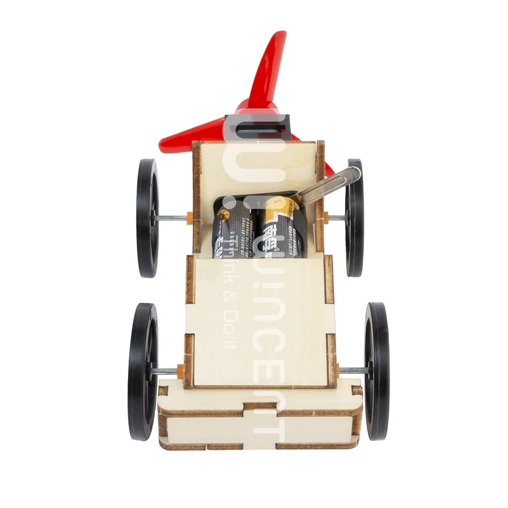 Wind Reaction Thrust DIY Racing Car Kids stem educational toys kids science experiment kits