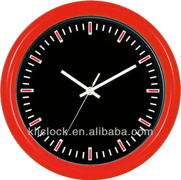Decorative Art Wall Clock Green Frame Wall Clock Round Wall Clock Home Decor
