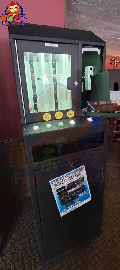 2023 latest product high quality  Master 4 Black Pull Tab convenient ticket dispenser vending Machine