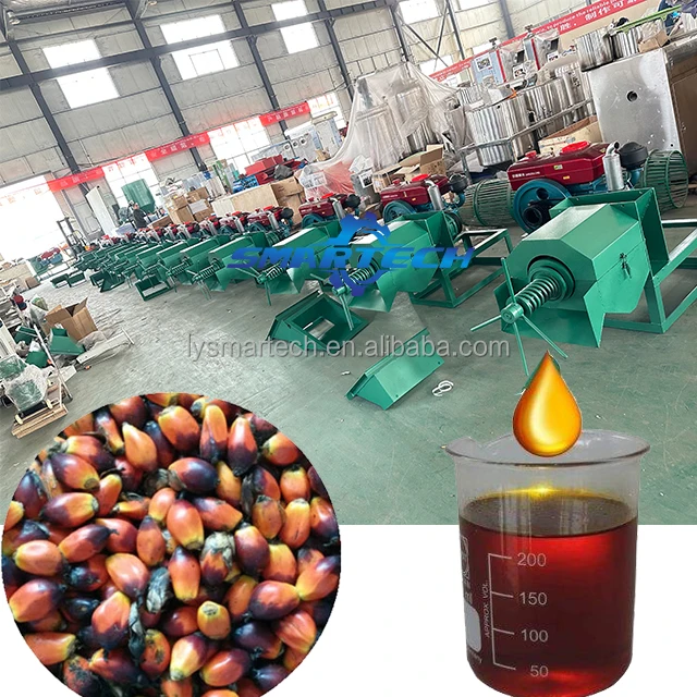 Небольшой одновинтовой пресс для пальмового масла домашнего и сельскохозяйственного использования