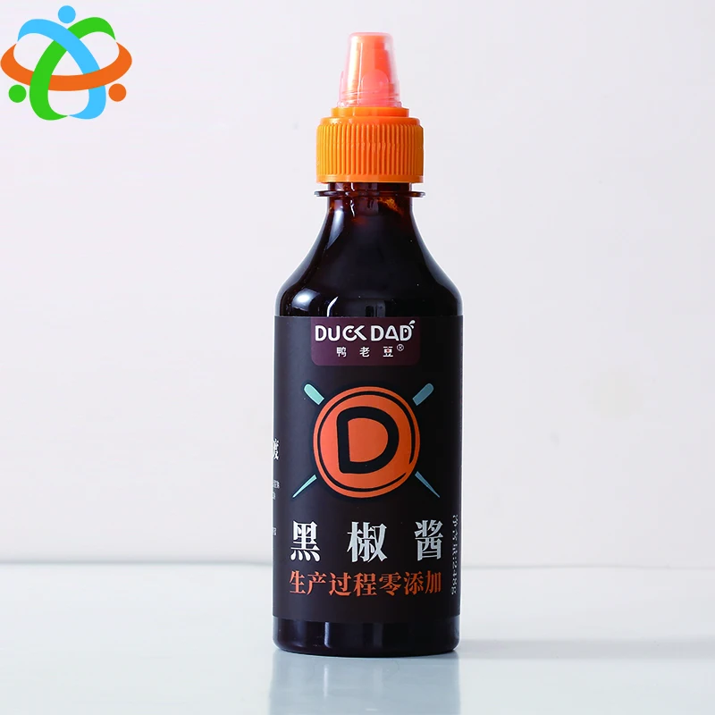 OEM custom black pepper sauce bbq sauce paste
