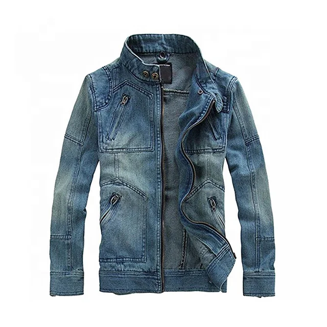 Новое поступление, Высококачественная джинсовая куртка лучшего бренда, Мужская модная Повседневная джинсовая куртка
