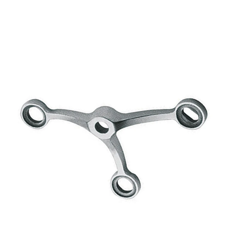 Spider Fittings Hot sale Point-Fix Glass Curtain Wall Stainless Steel Glass Curtain Wall Spider Fittings Brackets  Frameless Str
