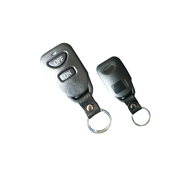 Беспроводной пульт дистанционного управления 433 МГц с двумя кнопками RF Беспроводная кожаная пряжка обучающий кодовый передатчик для гаражных дверей