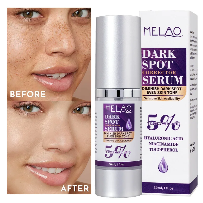 Private Label Natural Collagen Dark Spot Corrector Remover Brightening Anti Aging Face Serum For Sensitive Skin