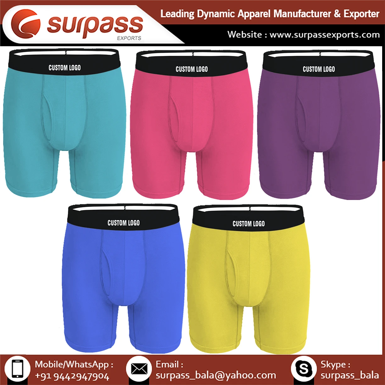 100% cotton men briefs underwear in all colors