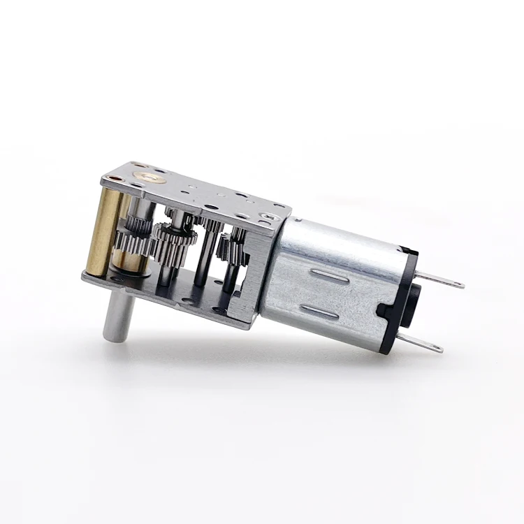 Small Size worm gear box 12*20mm high ratio 1024/1 1rpm low speed 12v dc worm gear motor