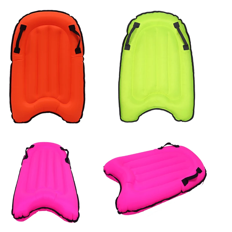 2022 Outdoor Inflatable Surfboard Portable Buoy Kickboard with Handle Children Safe Sea Water Sport Surf  Bodyboard