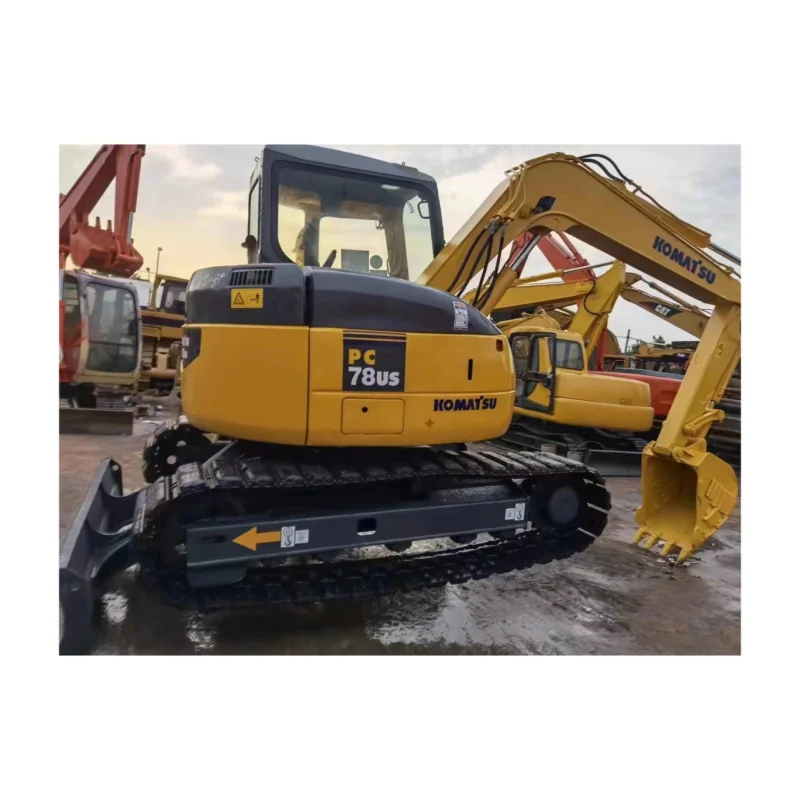 Экскаватор PC78US Komatsu 8 тонн б/у 6 7 гусеничный экскаватор PC60 PC70 PC78