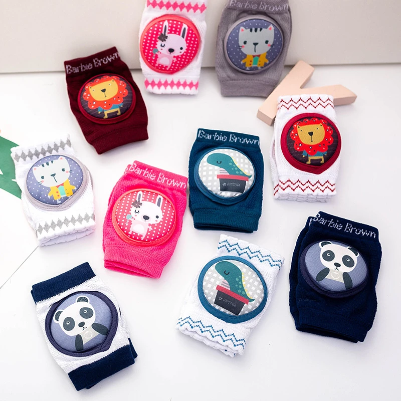 Benken Mesh Cotton Baby Safety Knee Protector Brace Pads Anti Slip Toddler Crawling Kids Knee Pads