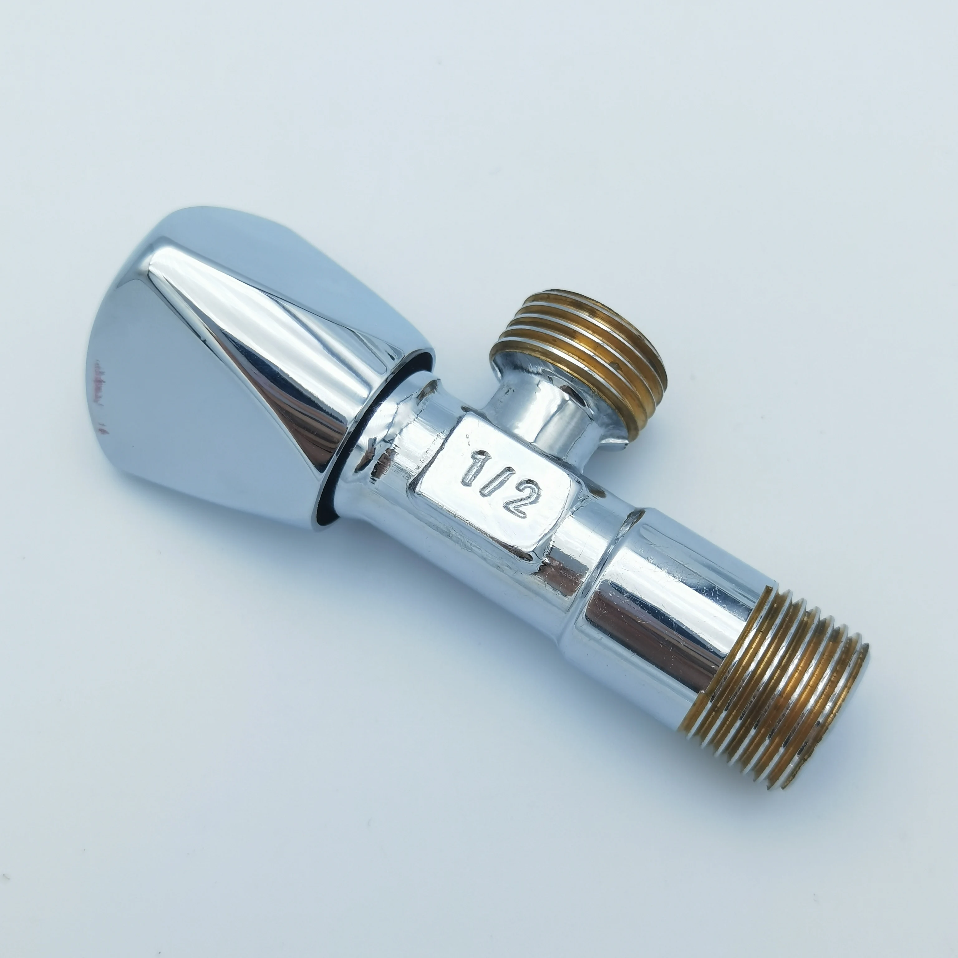 Plumbing Material middle east angle valve brass body plastic cartridge triangle angle Valve