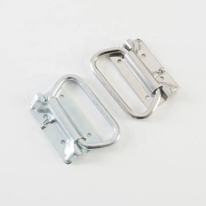 04406 Steel Toolbox Case Chest Folding and Lifting Pull Handle