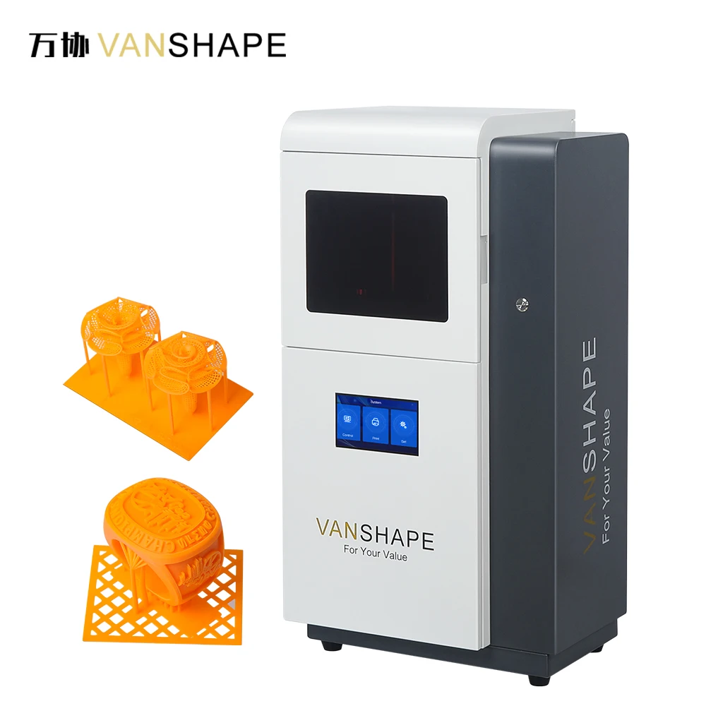 Vanshape Digital Light Curing DLP 3D Printer High Resolution Jewelry 3D Printer For Resin