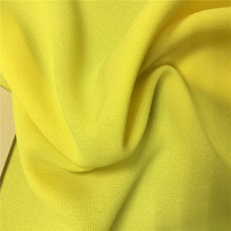 high  quality composite filament fabric 100% polyester composite filament crepe fabric for clothing
