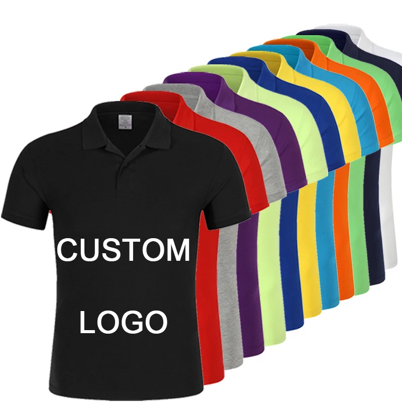 12 Colors High quality custom printing embroidery OEM logo plain cotton t shirt