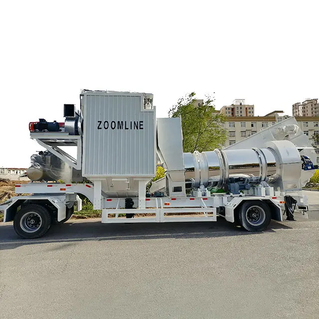 20t/h super mobile drum mix asphalt plant equipment