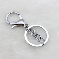 Electroplated gold silver key chain three piece set key chain metal key ring key chain wholesale key ring chain wholesale