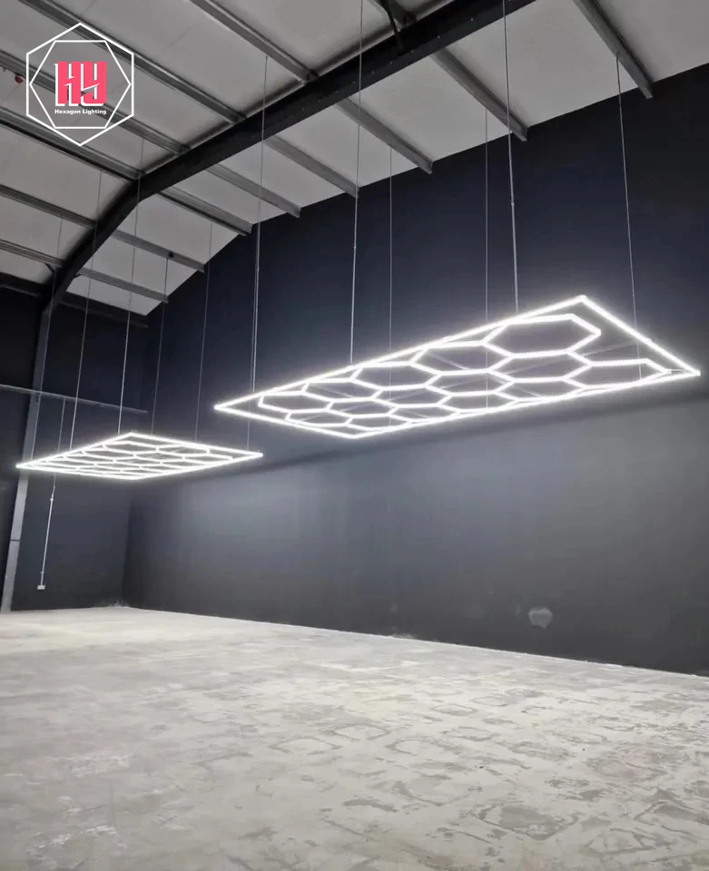 Factory Direct Sale Diy Assembled Uniquely Shaped Hexagonal Interior Lights Living Room Hexagon Led Garage