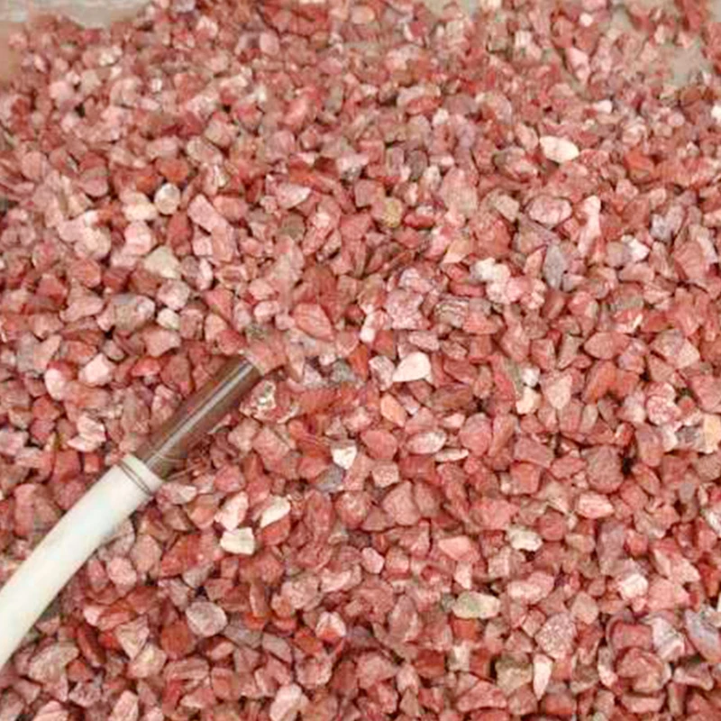 Cheap price multi color construction landscape gravel crushed stone chips for road paving