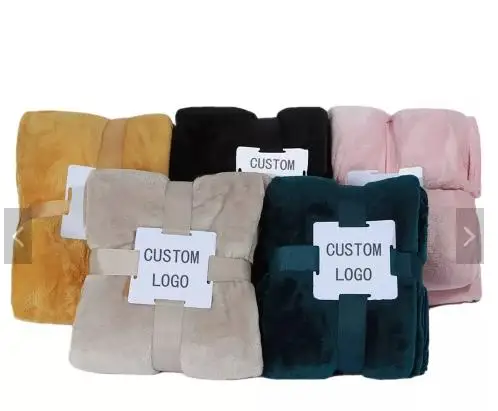 Large Easy Care Super Soft Microfiber Velvet Plush Flannel Fleece Blanket
