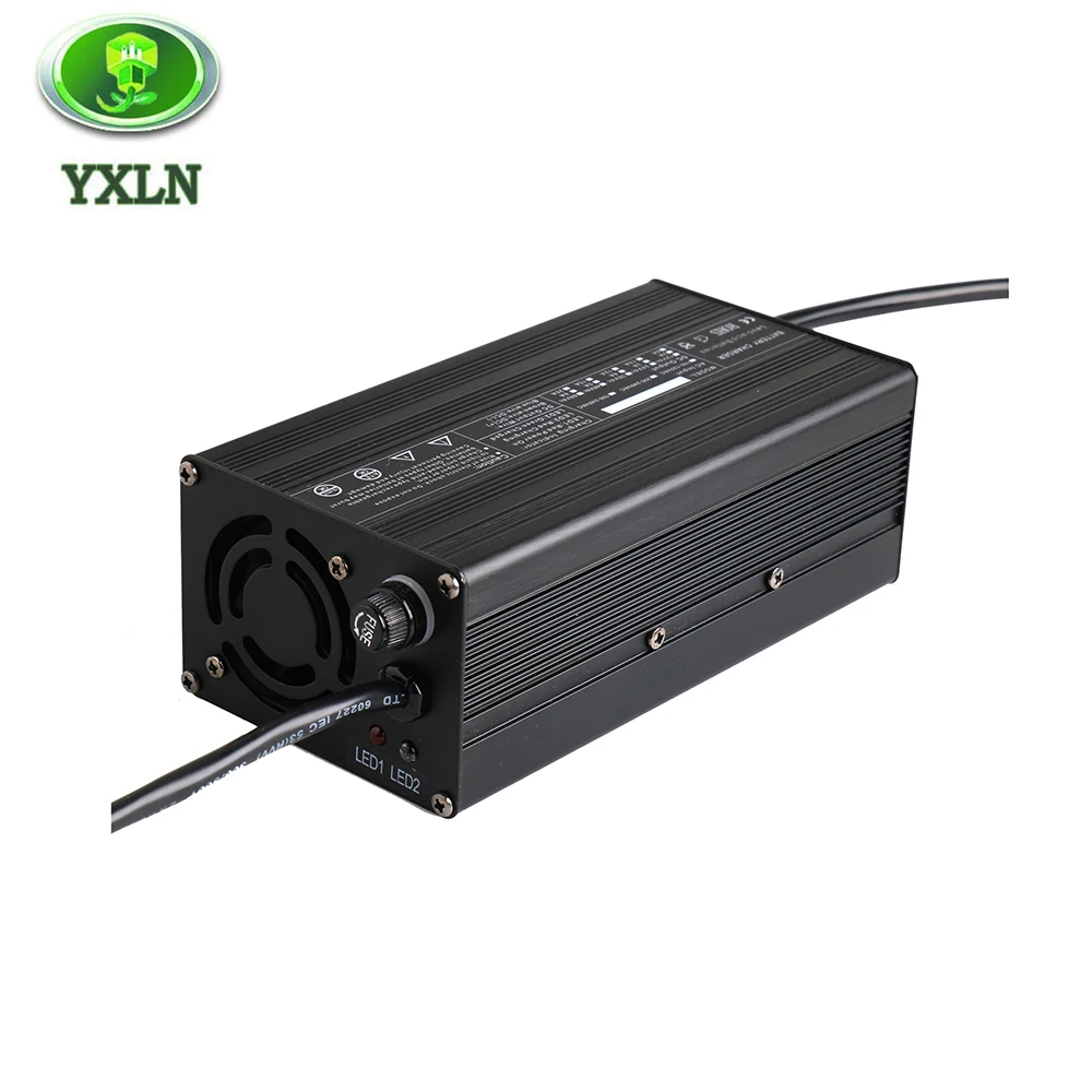 YXLN 360W Серия 12v 20a 24v 12a 36v 8a 48v 6a 60v 5a 72v 4a li-on свинцово-кислотный аккумулятор зарядное устройство с ce rohs