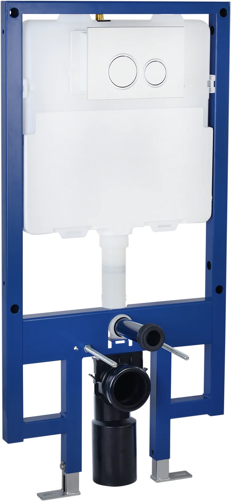 Watermark wall- hung toilet cistern mechanism concealed cistern with Iron frame