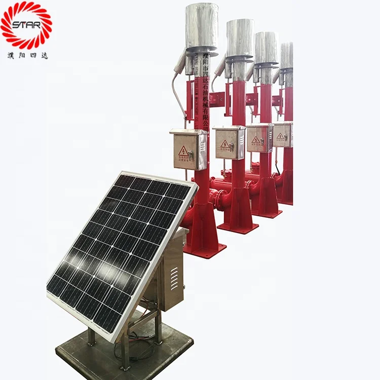 oil field flare gas Solar-powered ignition device/solid control mud gas ignited