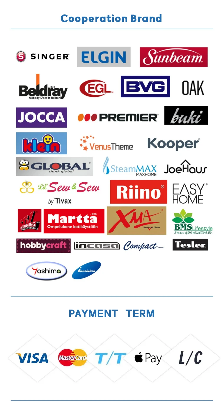 CB CE ROHS SSA VOF overlock stitch sewing machine foot pedal huafeng factory best basic sewing machine