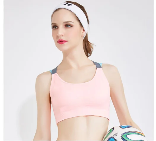 2019 Hot sell sports bra cross back, OEM wholesale cross back sports bra