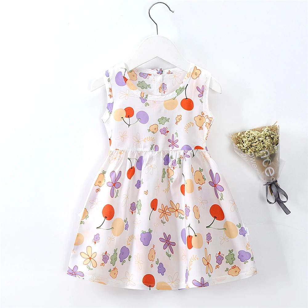 2022 summer new girls dress girls sleeveless dress baby clothes factory direct wholesale