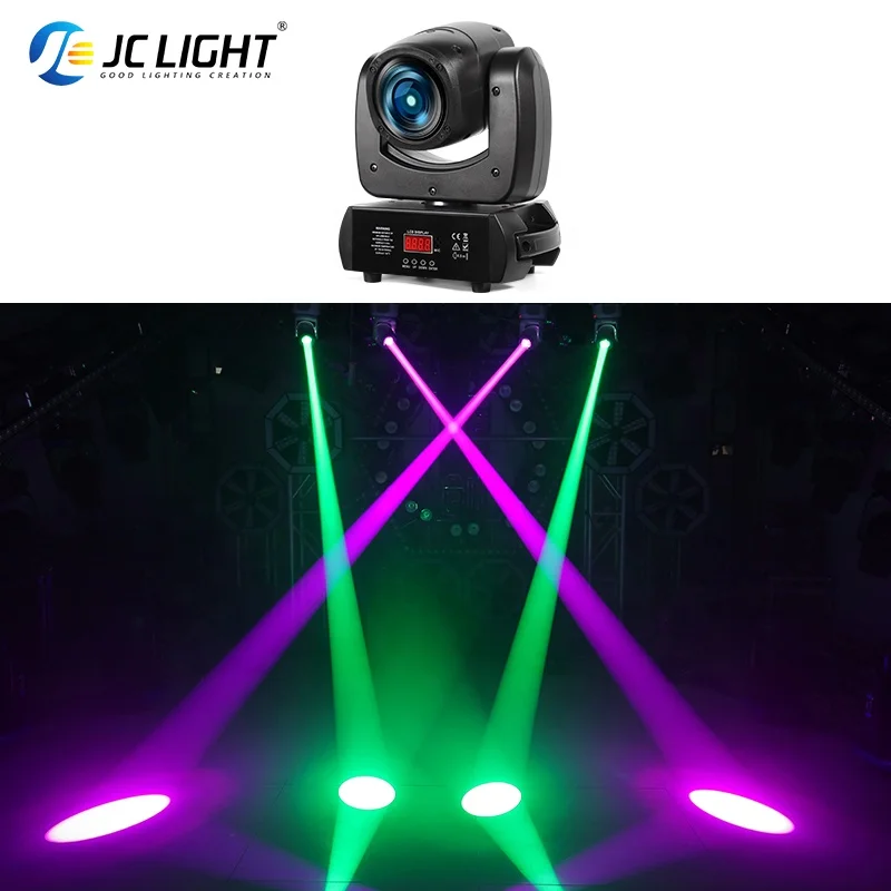 Led 100w Beam Moving Head Spot Light Dmx Gobo Luces Stage Dj Club Wedding Mini Sharpy Beams Led Moving heads
