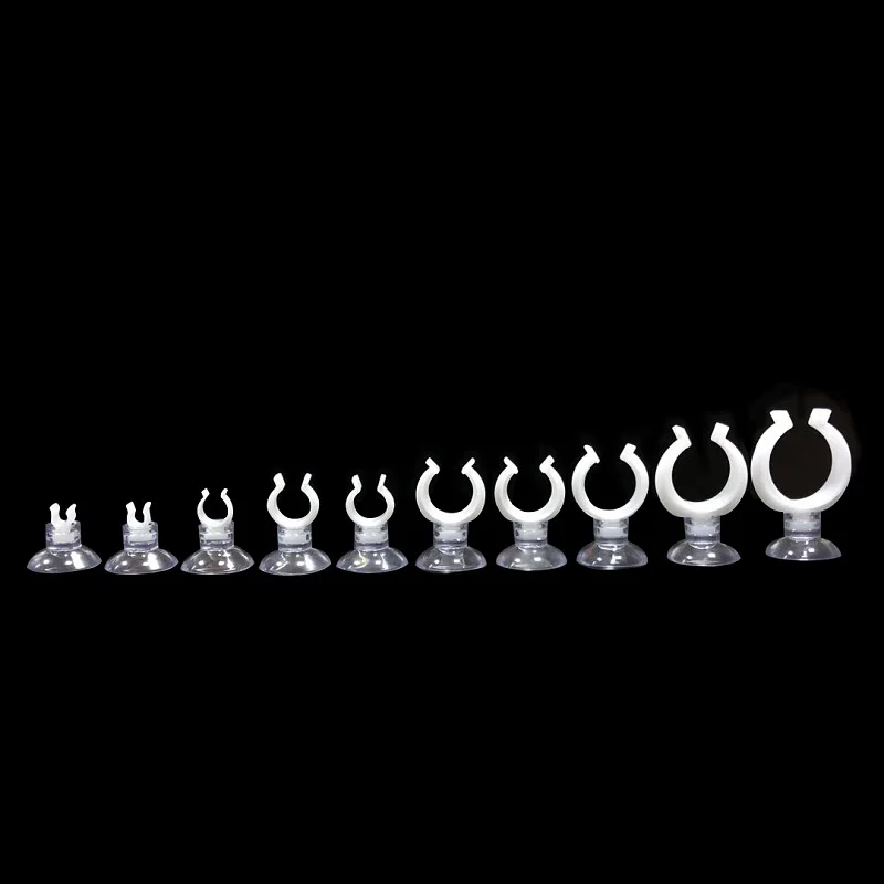 HiSin 2020 Hot Sale CA/CS series Strong adsorption durable plastic Vaccum Suction Cup aquarium sucker fit air tube eco friendly