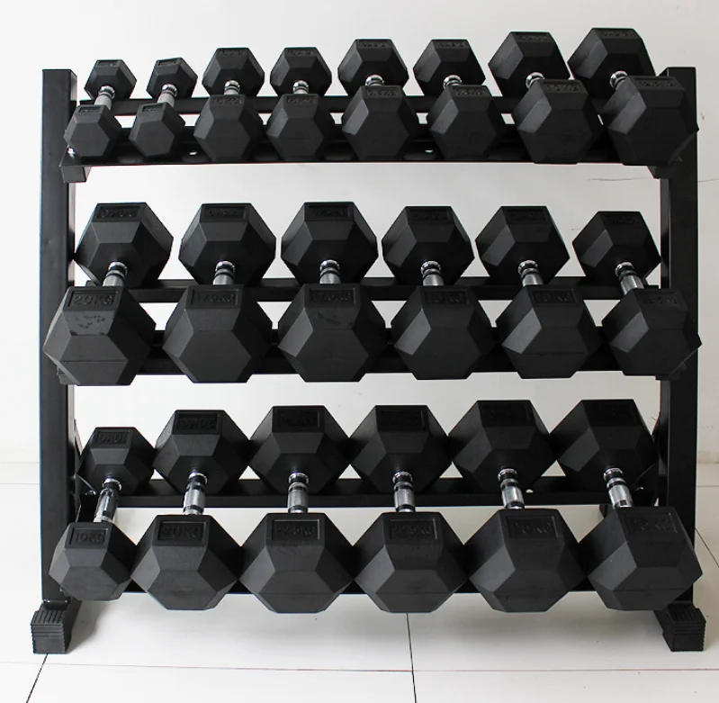 Подходят для тренажерного зала семейная многофункциональная стойка гантелей оборудование фитнеса трехслойная