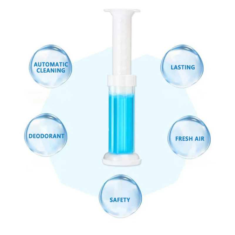 New Natural Fragrance Flower Gel Detergent Toilet Cleaner Deodorizer Bowl Gel Syringes Other Clothing Accessories
