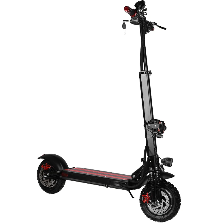 Electric Motorcycle Two Wheels and dual motor scooter 48 v Battery 10 Inch Solid Tyres High Speed 70 km/h Foldable cheap Scooter