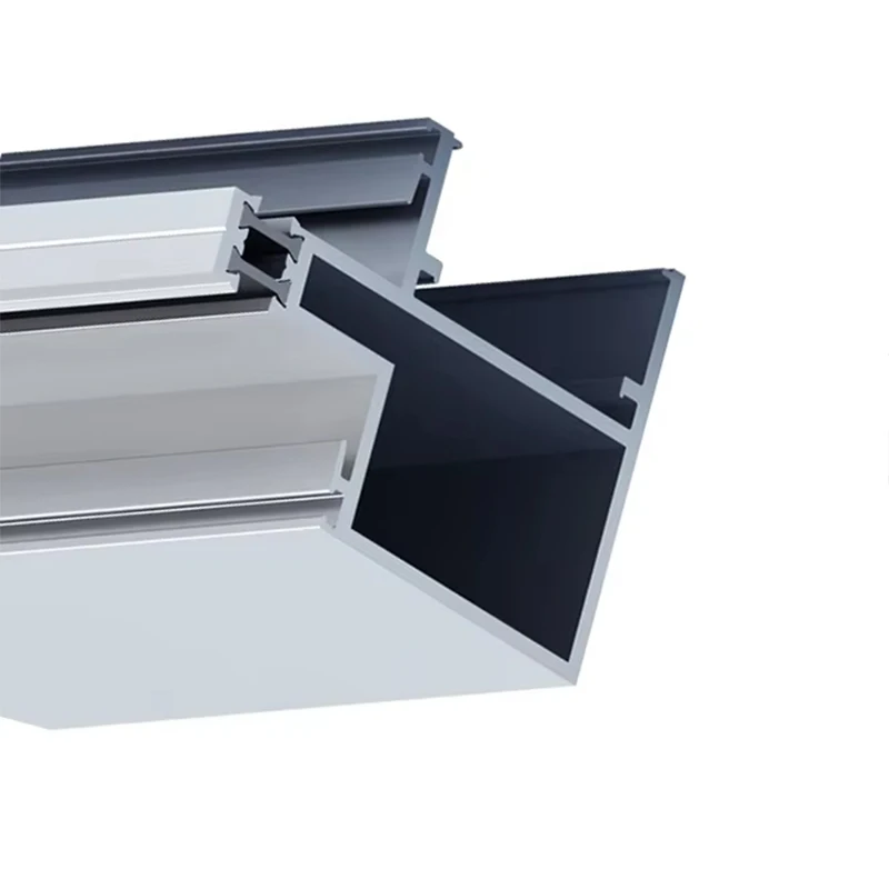 Curtain wall with horizontal visible frame and vertical hidden frame  Curtain wall with visible frame