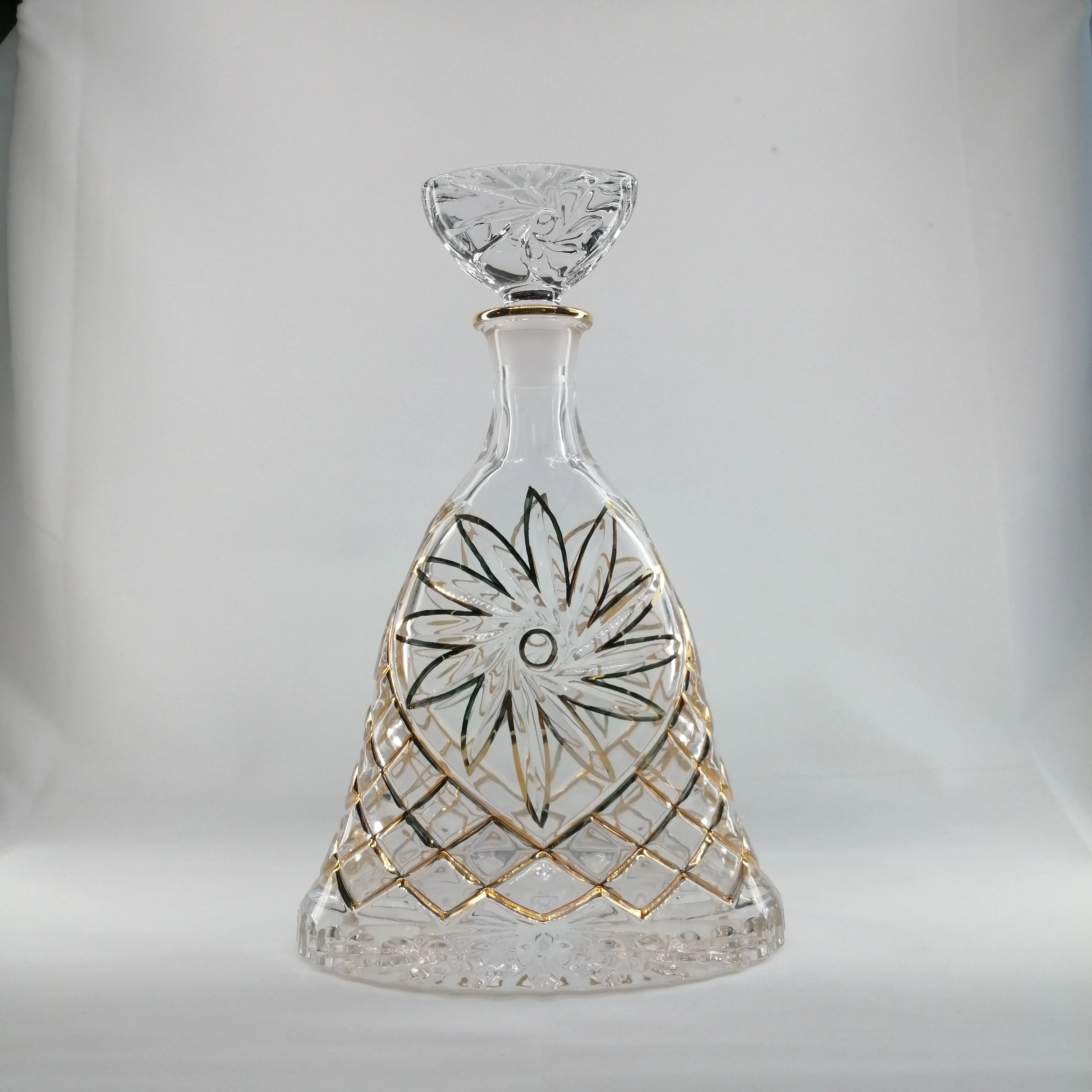 Custom Distillery Bouteille Glass Bottles Vidrio Liquor Wine 750ml Rum Glass Bottle With Corks