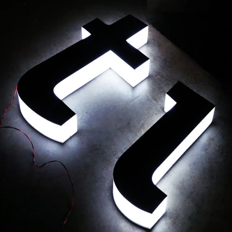  Chinahoo стена rgb матовая Двусторонняя светодиодная подсветка логотип акриловые знаки для