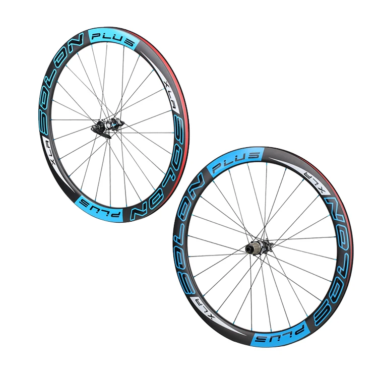 Колеса для велосипеда Solon Rim Clincher 700C комплект колес шоссейного Углеродные колеса оптовая продажа с завода 700 50 мм