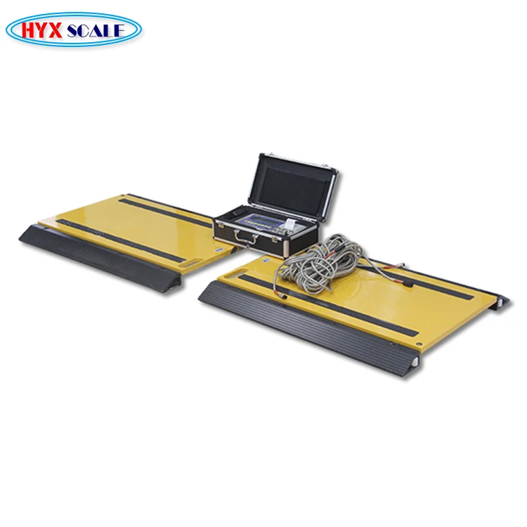 Portable Vehicle Axle Scale Weigh Pads with maximum weight 0.5t-20t per Pad  Customize pad size